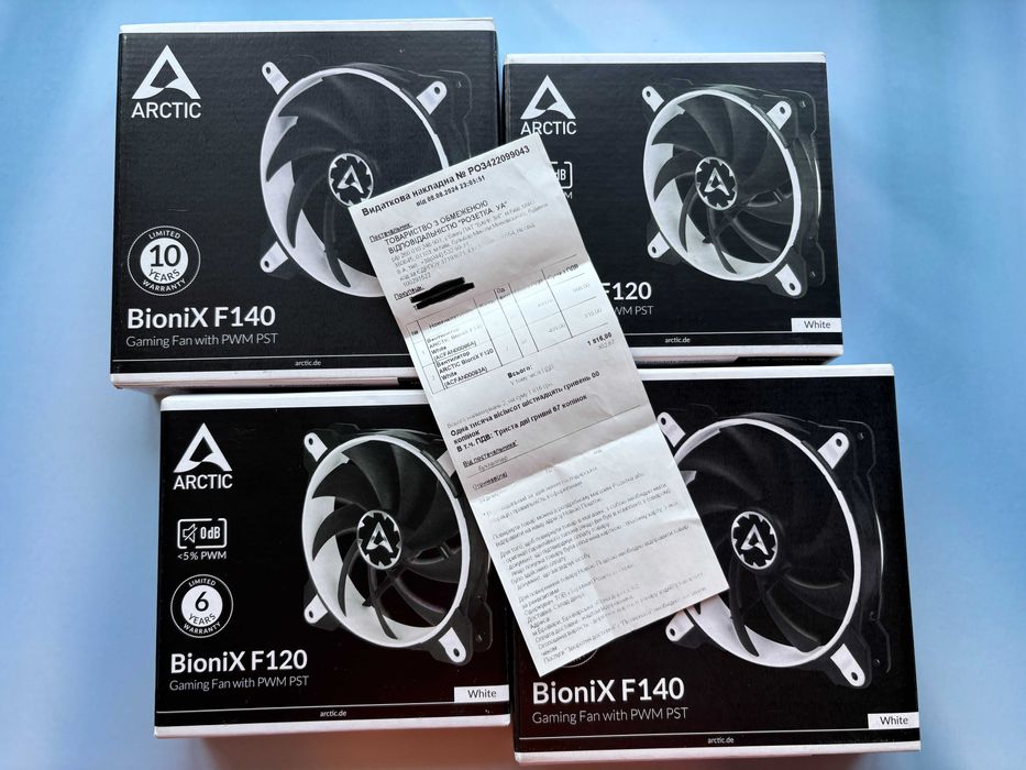 Кулер Arctic BioniX F120 вентилятор Arctic BioniX ідеальний стан