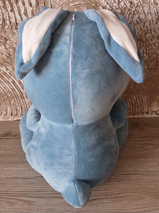 Maskotka z kocykiem w środku Królik Niebieski 40cm