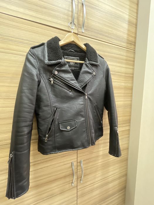 Куртка кожанка шкірянка в стиле Zara тренд новая Европа