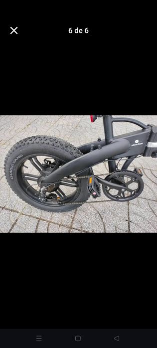 Bicicleta elétrica como nova