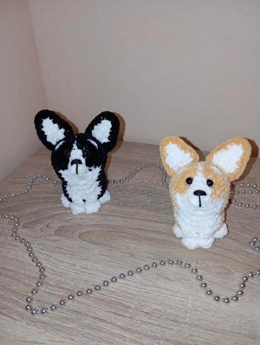 Pies Corgi na szydełku amigurumi handmade