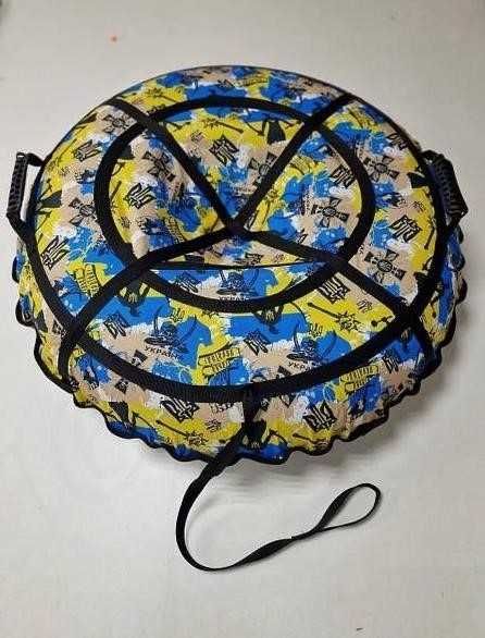 Надійний тюбінг плюшка таблетка надувний санки зимовий ватрушка тюбинг