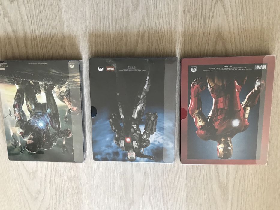 Trilogia Ironman blu-ray steelbook