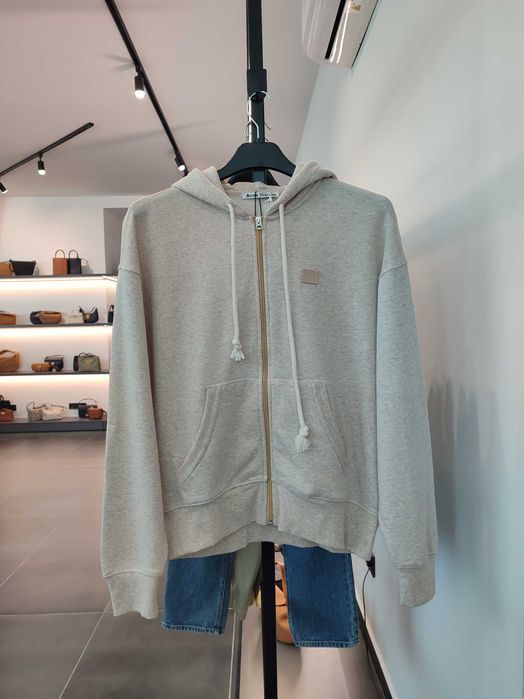 Худі Acne Studios Zip Hoodie Beige