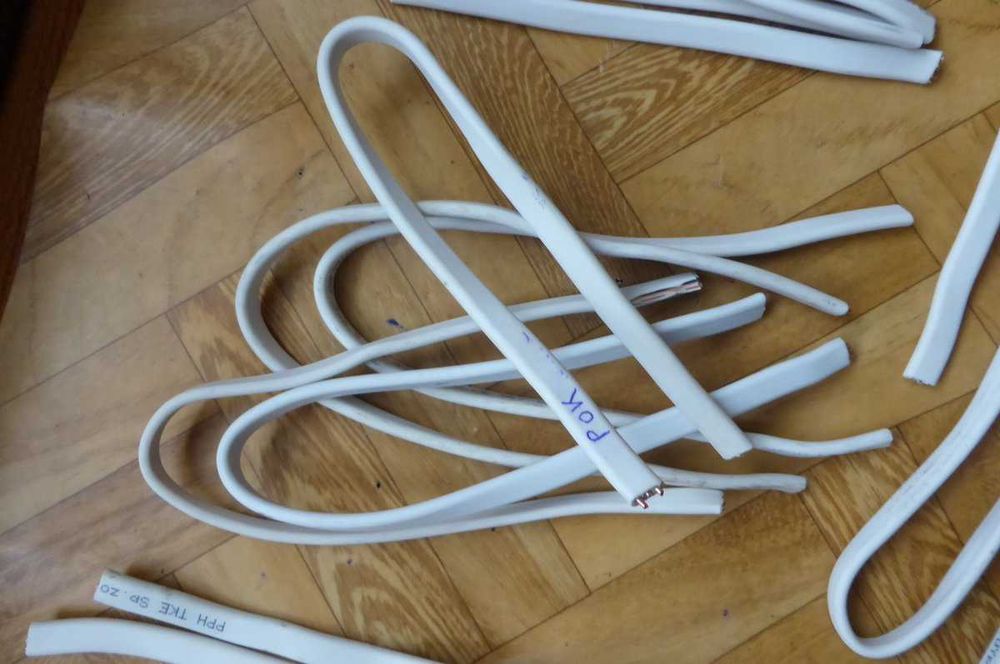 Przewody miedziane 2.5 do naprawy instalacji elektrycznych - 6 mb
