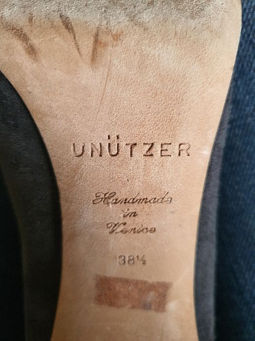 Unützer damskie czółenka botki na obcasie roz 38,5