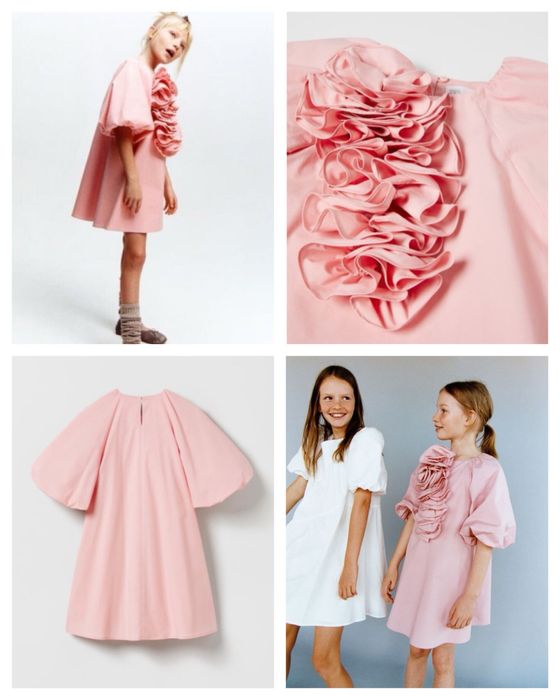 Святкова сукня святкове плаття сарафан платье сумочка Zara 128 7-8