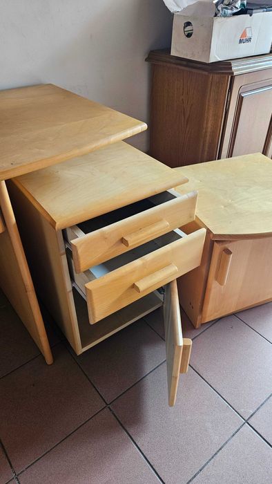 Biurko drewno + płyta PRZECENA