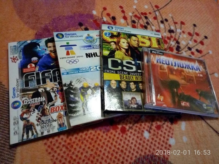 Диски игровые на ПК