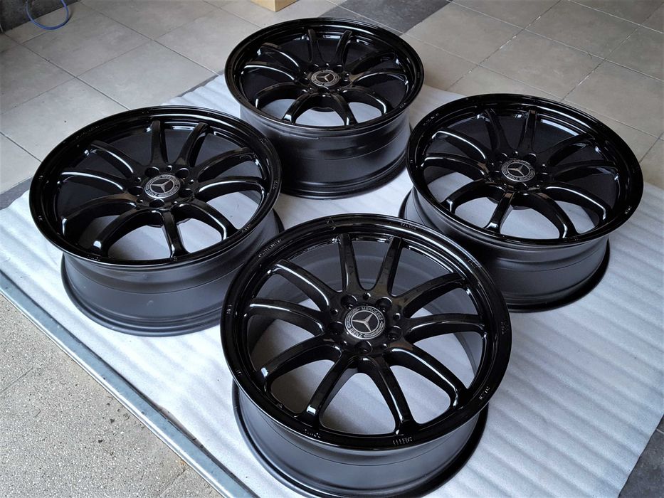 Alufelgi 19 5x112 Mercedes C E S V CLK CLS GLK GLC ML Vito Czarne z Rantem ! 430#