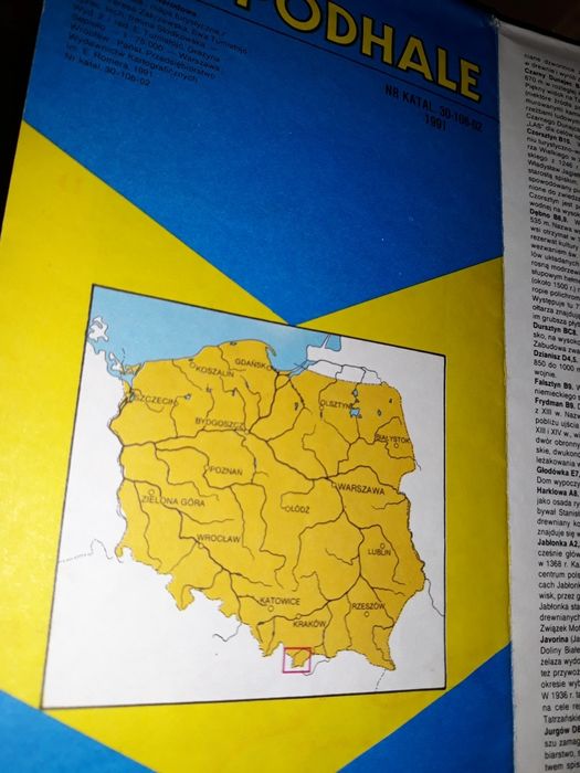 Oddam mapę Podhala