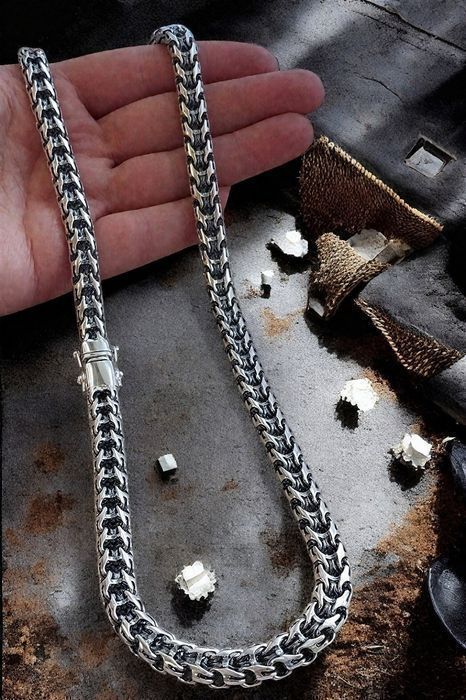 Срібний ланцюжок 100г чоловічий мужская серебряная цепочка 925 цепь