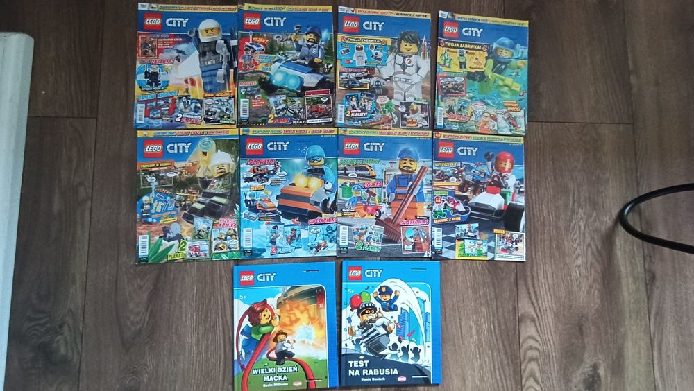 Gazetki czasopisma Lego City 10 sztuk