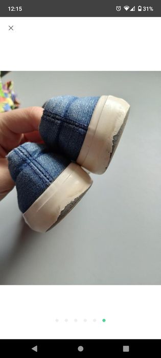 Джинсові кеди дитячі