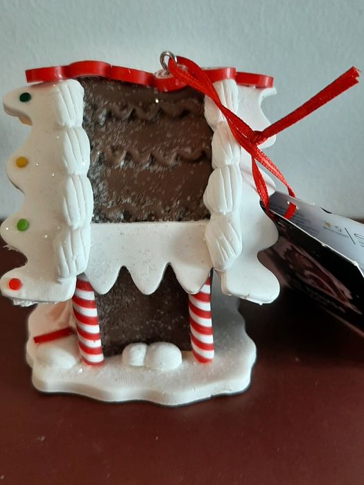 Casinha de gengibre chocolate com Led