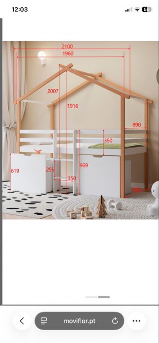Vendo cama criança