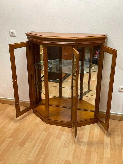 Movel antigo, Vitrine, Expositor, altura 120 X103X38 cm
