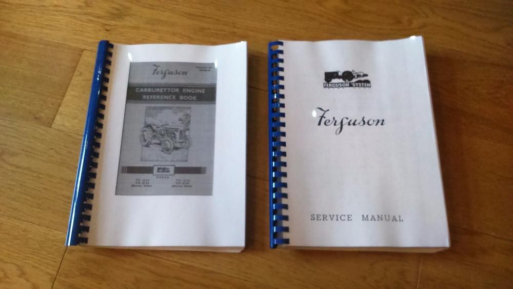 instrukcja obsługi napraw serwisowa ferguson TEA20 TED20 TEC20 TEE20