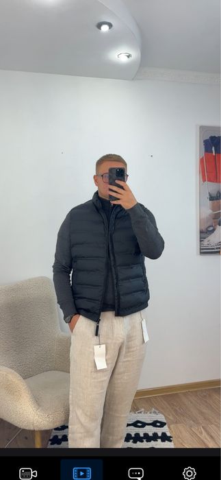 Мужская жилетка безрукавка Zara