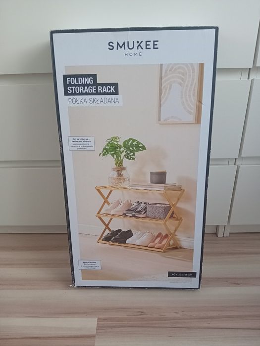 Półka składana bambusowa