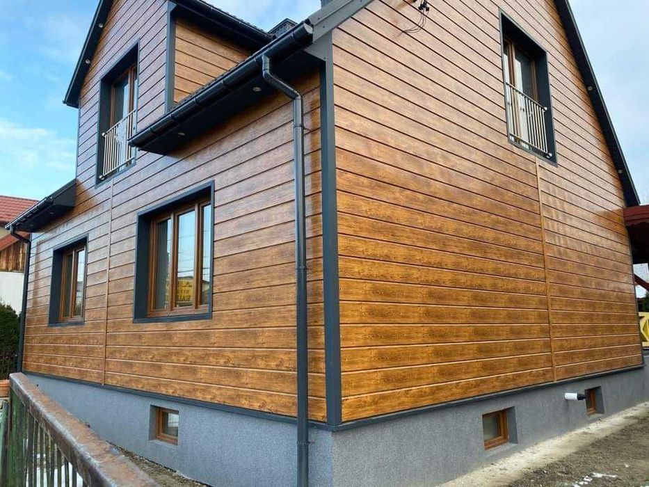 Блок-хаус металевий сайдинг дошка металева жалюзі на паркан штахети