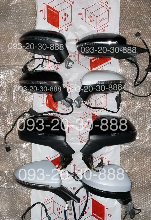 Дзеркало Audi A4 B9 A5 Q5 Q7 4M Q8 Q2 Q3 Q4 A6 C7 C8 A8 Tiguan Golf-7