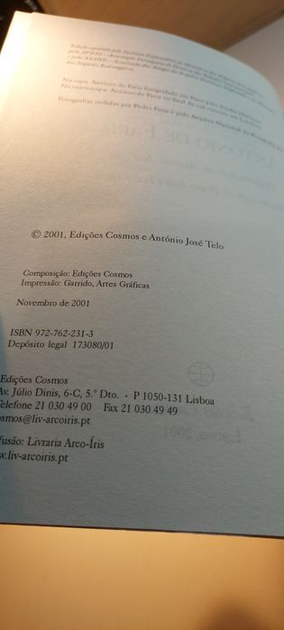 António de Faria - António José Telo (Edições Cosmos, 2001)
