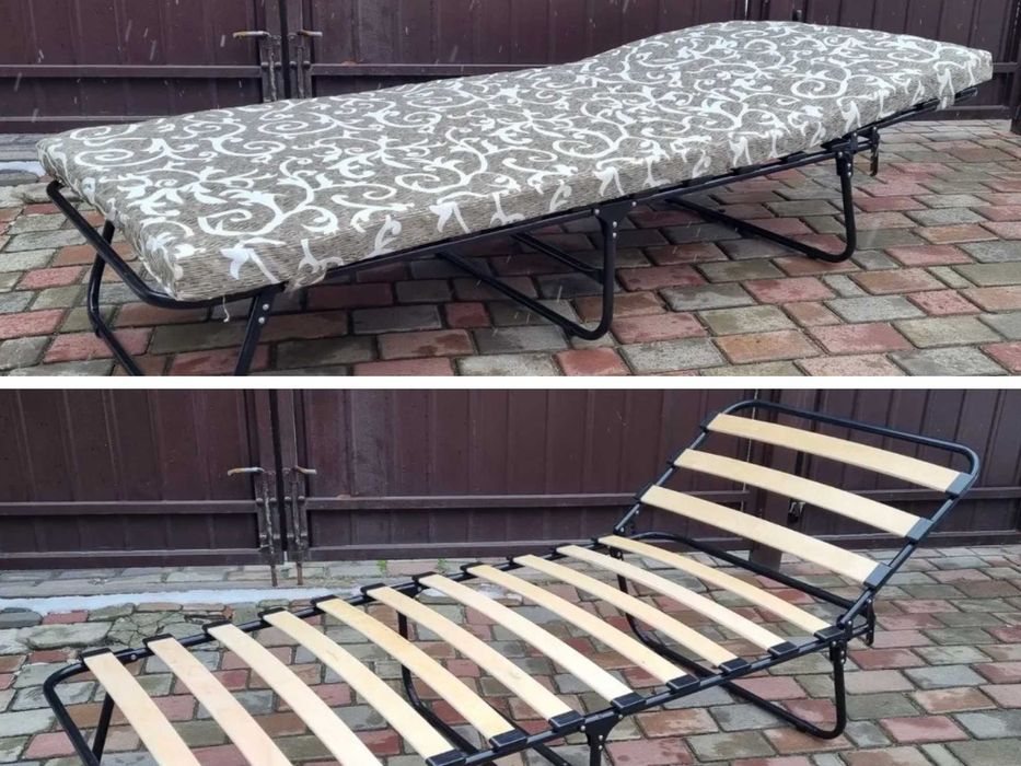 Розкладачка розкладне ліжко раскладушка розкладушка кровать с матрасом
