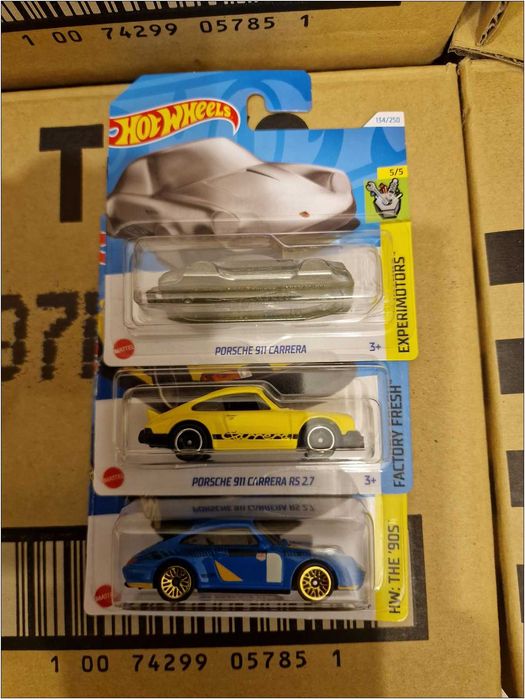 Hot Wheels 2024: zestaw Porsche - 3 sztuki