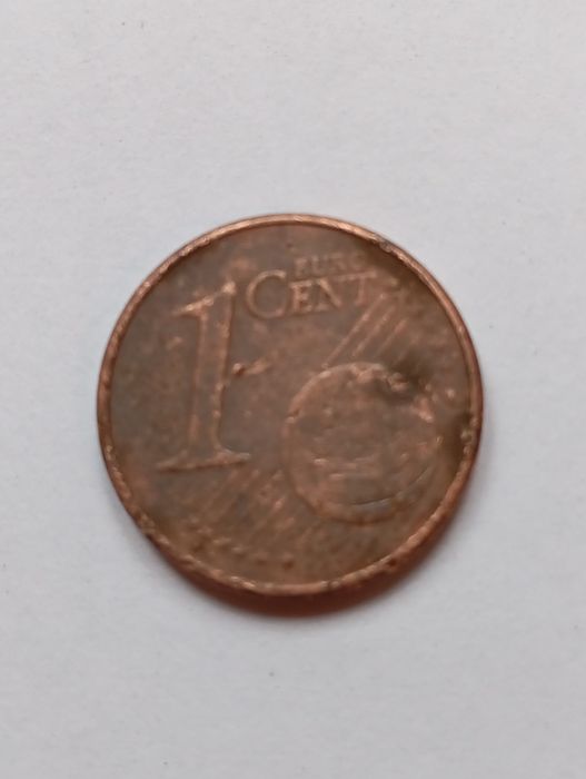 Moeda Rara com defeito cunhagem