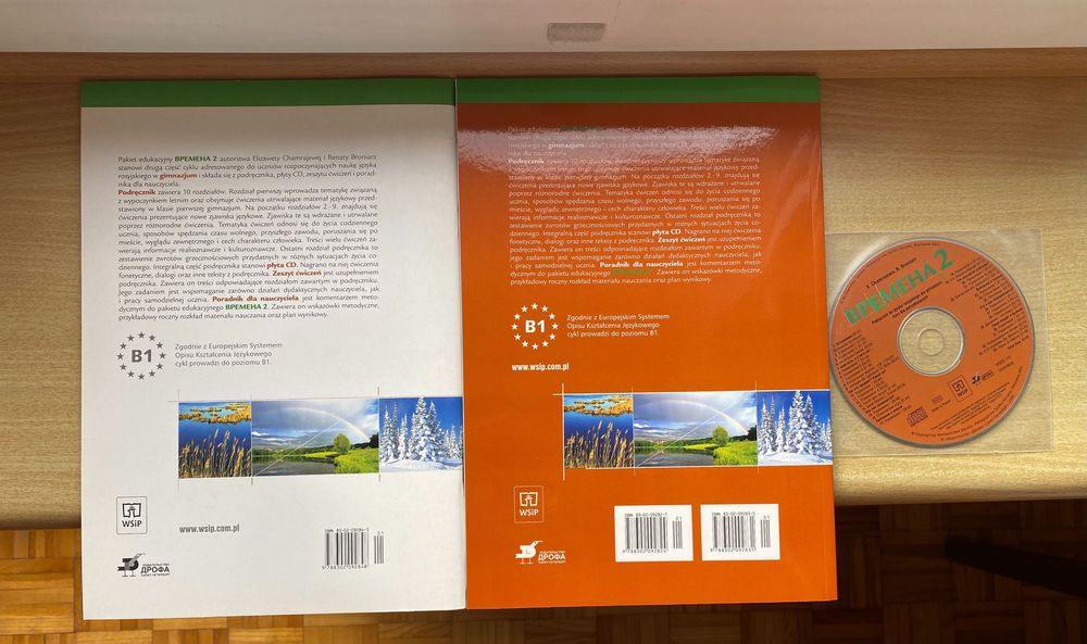 "Wremiena 2" Język rosyjski podręcznik + ćwiczenia + CD