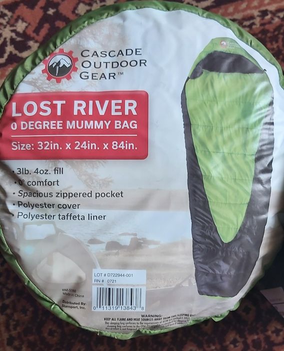 Зимовий спальний мішок-кокон Cascade Outdoor Gear "Lost River"
