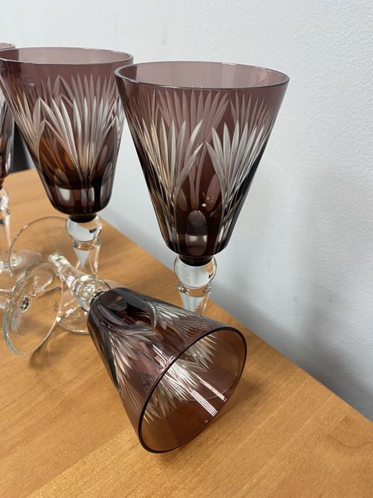 Бокалы из Цветного Хрусталя 17 см