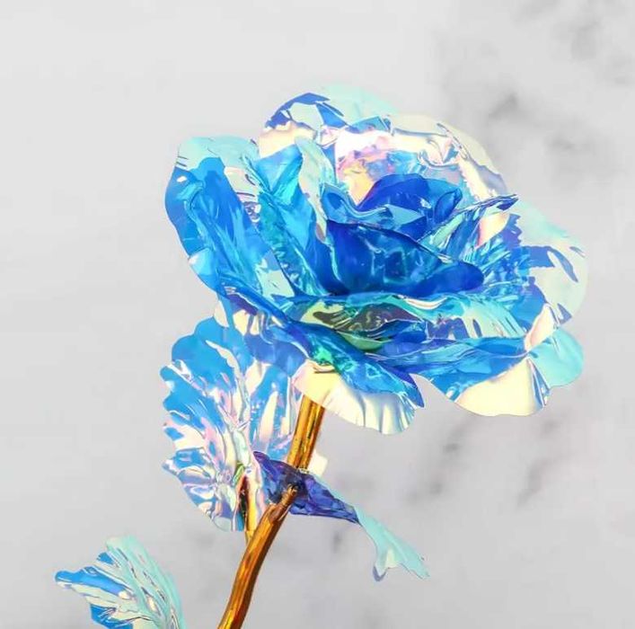 Троянда в колбі з LED підсвічуванням нічник Вічна трояна Роза ночник