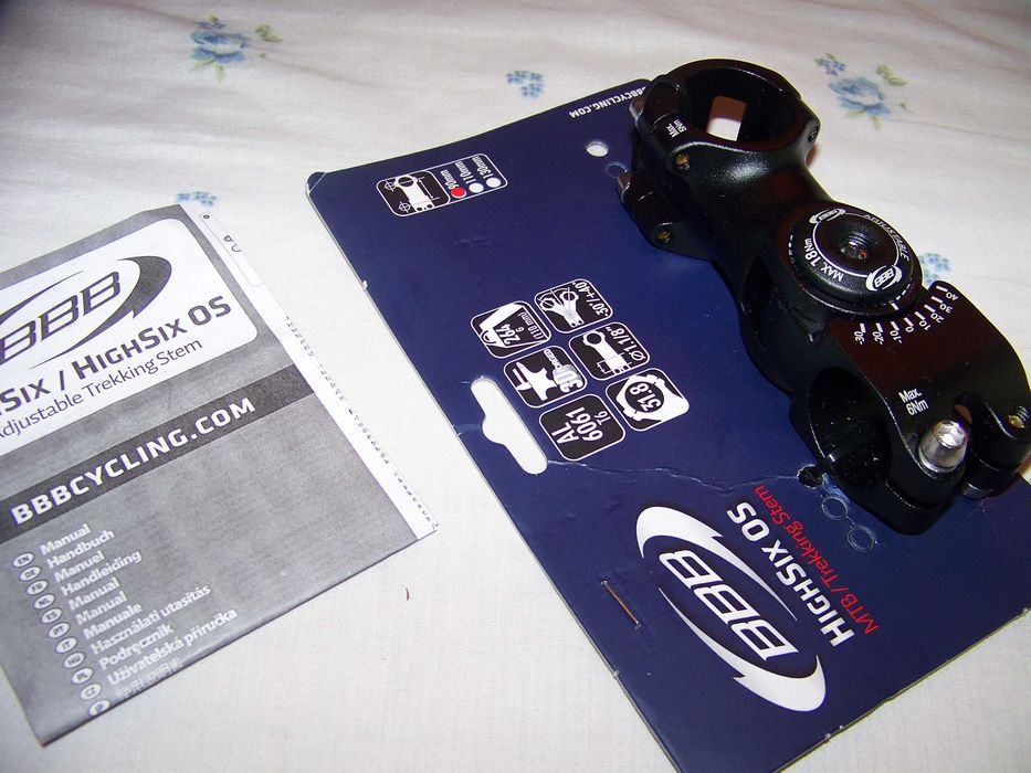 avanço regulável BBB para volante de bicicletas trekking