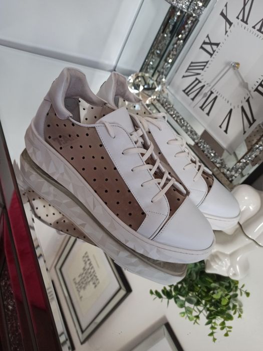 Giorgio Fabiani linia 7:AM sneakersy skórzane