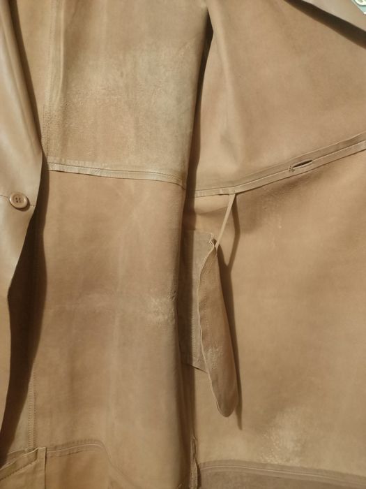 Плащь , натуральна шкіра