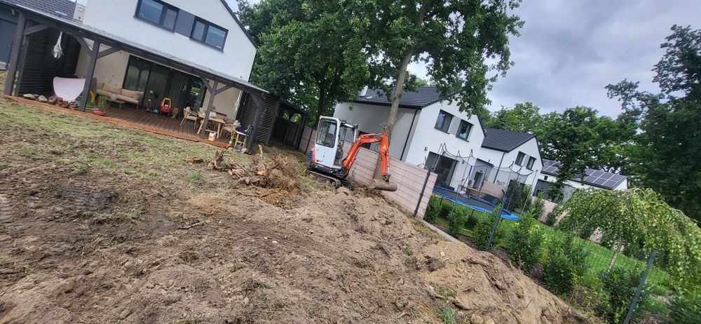 Usługi mini koparka wywrotka sprzedaż ziemi