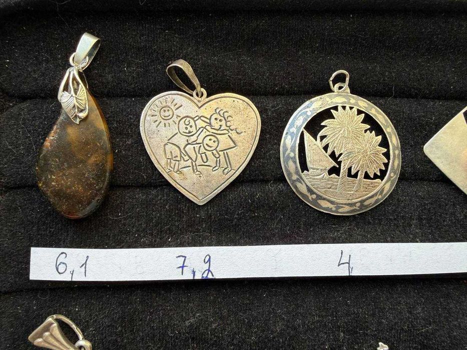 кулони підвіски - срібло