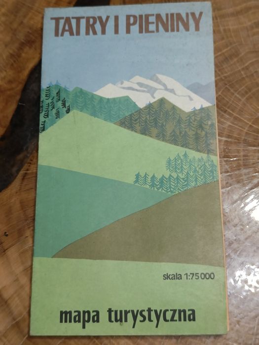 Mapa turystyczna Tatry i Pieniny