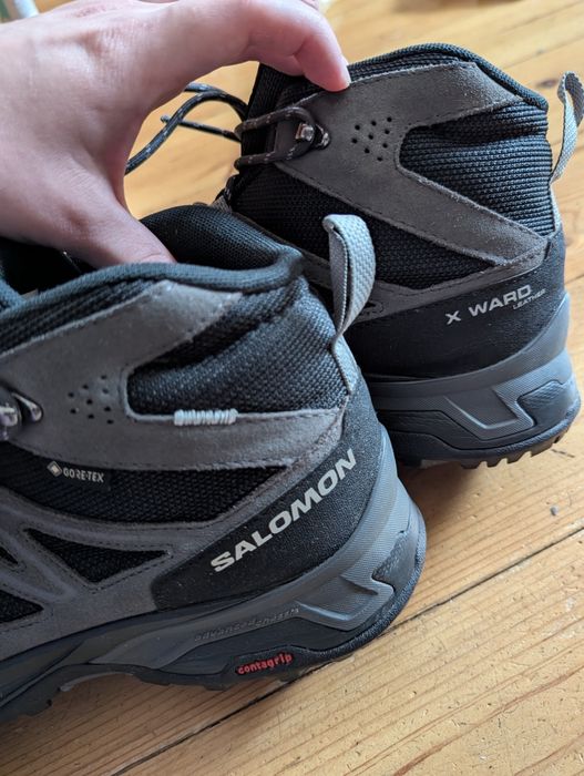 Взуття туристичне, трекінгове Salomon X Ward Leather Mid GTX