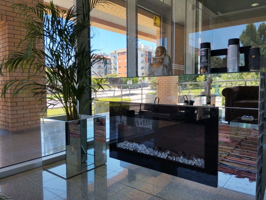 Vidros recuperador calor e salamandra