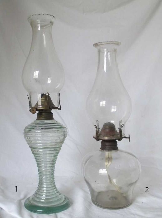 Candeeiros a petróleo antigos