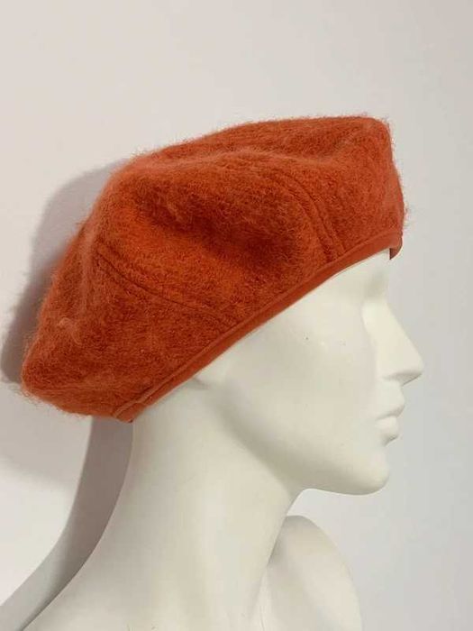 Levi's Wełniany Pomarańczowy Beret