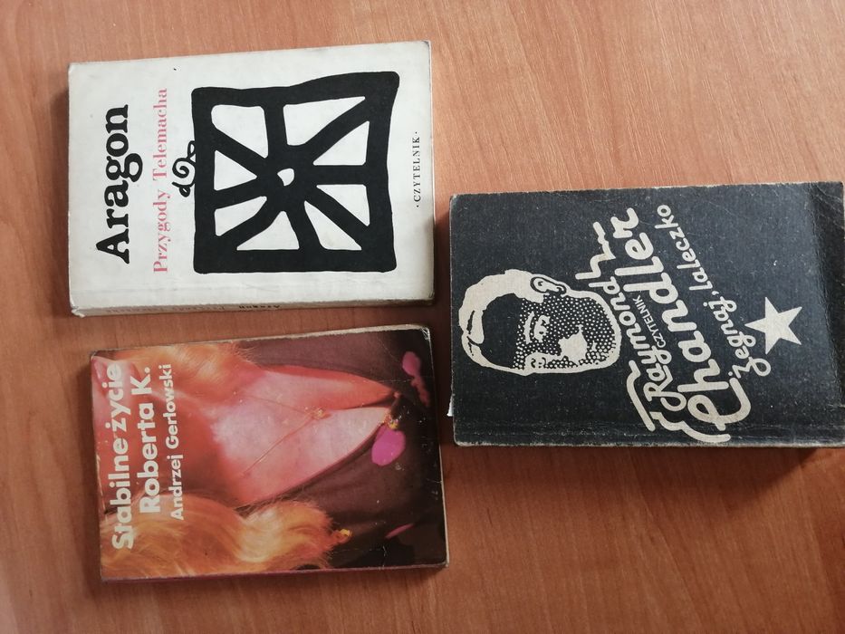 Ksiazki różne Aragon, Żegnaj laleczko, Stabilne życie Roberta K.