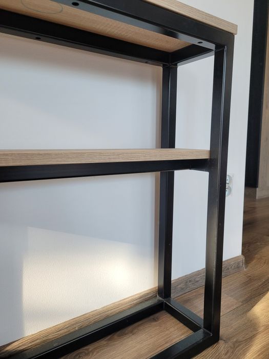 Konsola loft czarna