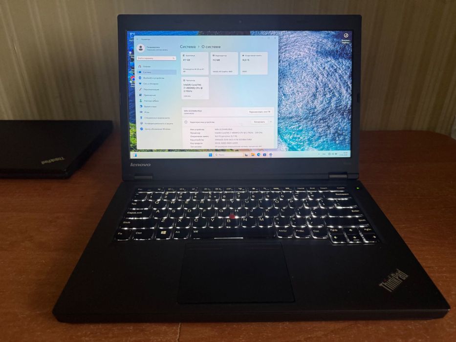 Ноутбук Lenovo T440p core i7 4gen