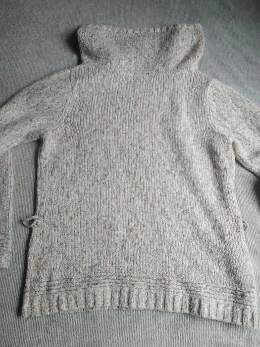 Sweter z paskiem xxl