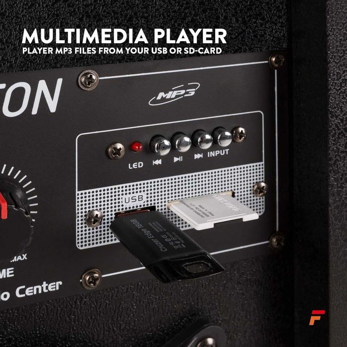 Активні колонки Fenton SPB-12 800W BT/USB/SD Акустична система