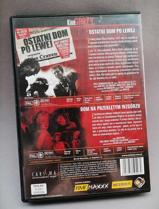 Ostatni dom po lewej + Dom na wzgórzu DVD